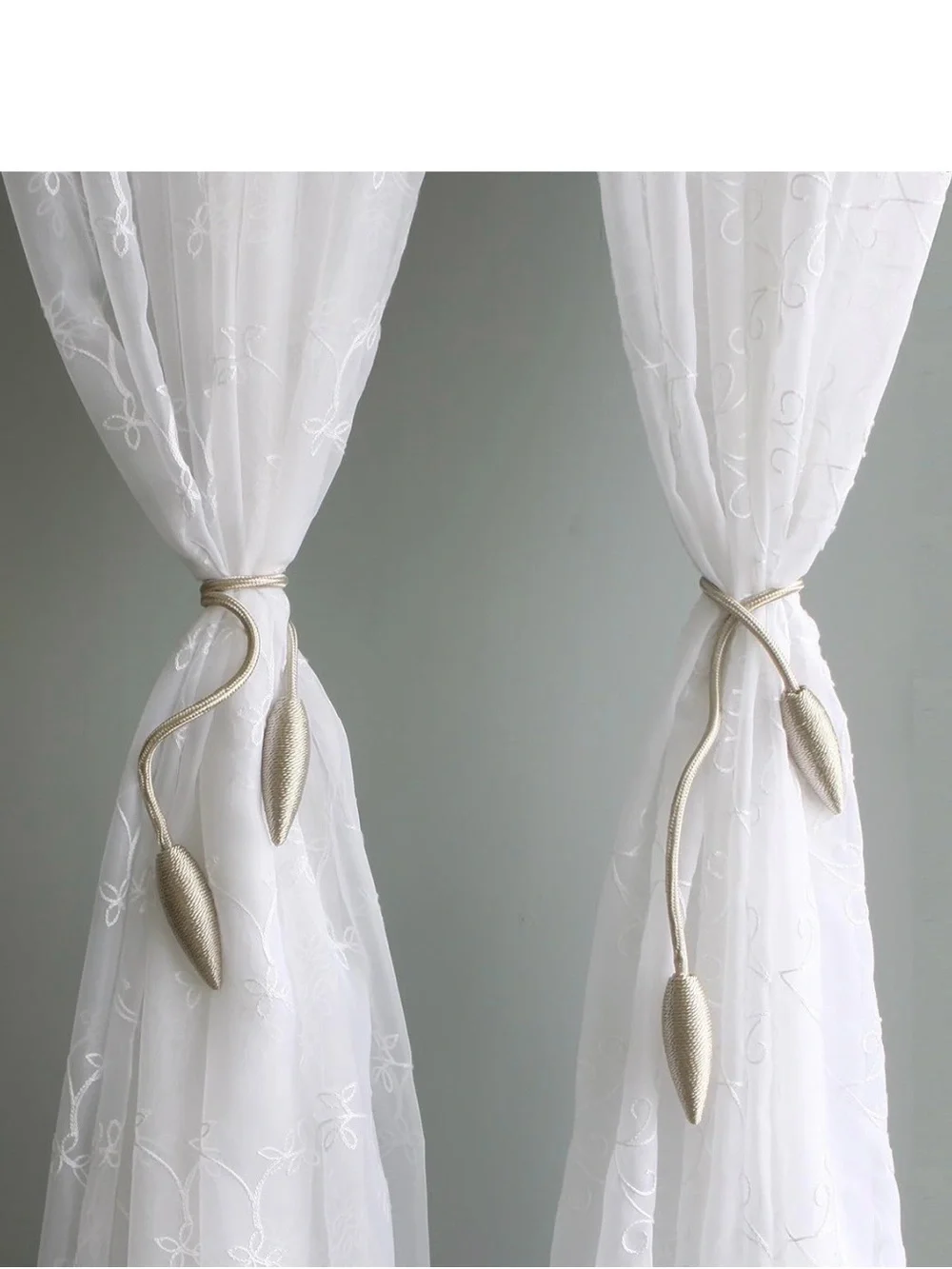 Curtain Ropes Holdbacks - Pair